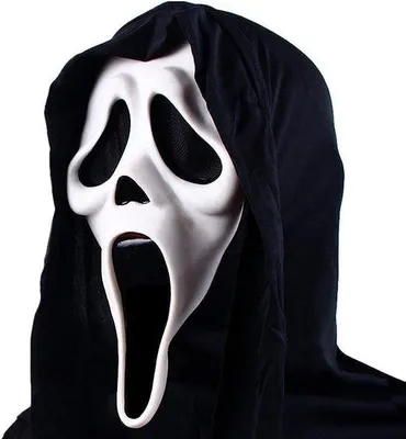 Produktbild von Jognee Ghostface-Maske, Horrorfilm, Schreimaske, Partymaske, gruselige Requisiten, Halloween-Maske, Geistermaske