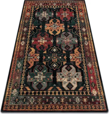 Produktbild von Wollteppich OMEGA ROHAN orientalisch dunkelblau Mehrfarben 235x350 cm