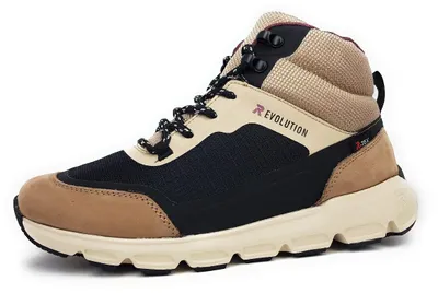 Immagine prodotto di Stivaletti da donna Rieker, modello stringato, color beige, ideali per il tempo libero