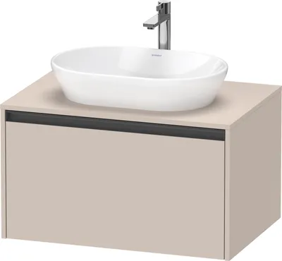 Produktbild von Duravit Ketho.2 Wastafelonderkast 80x55x45,9 cm Mat Taupe