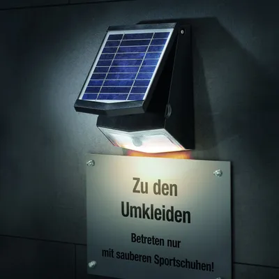 Image de esotec Solar lampe d'orientation murale pour extérieur 102270