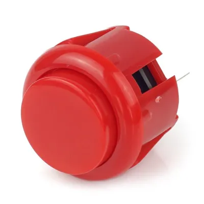 Produktbild von Mini Arcade Button, 24mm - Farbe: rot