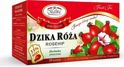 Zdjęcie produktu dla Malwa Herbata owocowa aromatyzowana dzika róża 20x2g