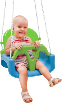 Produktbild von 3-in-1 Kinderschaukel für Baby und Kleinkind - 40x43x33 Gartenschaukel Outdoor