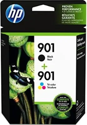 Produktbild von HP 901XL, Original, Tinte auf Pigmentbasis, Schwarz, Cyan, Magenta, Gelb, HP, HP OfficeJet 4500/J4580/J4680, Tintenstrahldrucker
