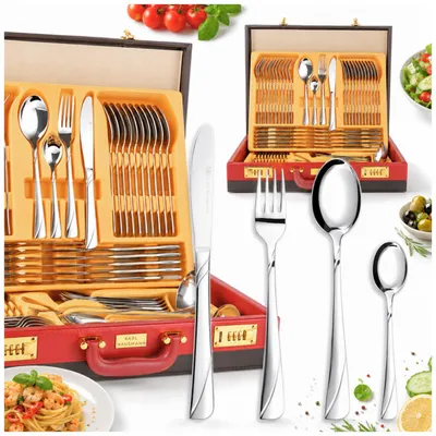 Produktbild von Besteckset Karl Hausmann KING 72-teilig für 12 Personen Edelstahl