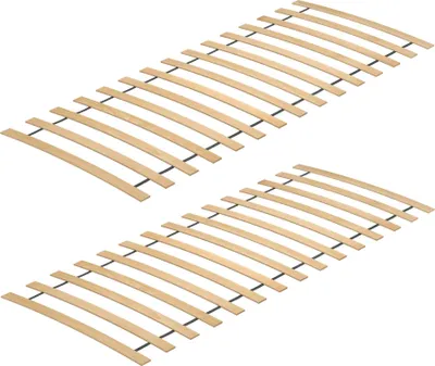 Immagine prodotto di Doppio set di doghe rigide curve per letti 100x200 in solida Betulla 70.35-10-2-DP