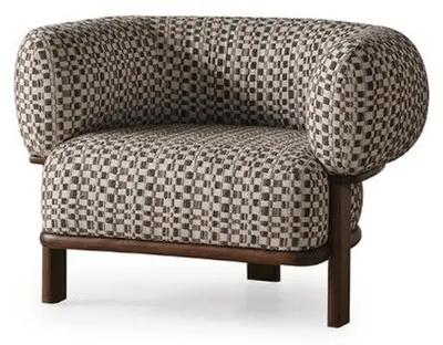 Produktbild von Wohnzimmer Möbel Designer Lehnsessen Polster Einzelsitzer