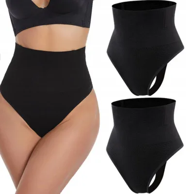 Immagine prodotto di Pantaloni da donna - slip - dimagranti - per donna - vita alta - alta qualità - Sblack - XXL