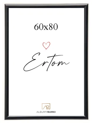 Obrázok produktu pre Rám na fotografie LINE STYLE LS6080B, čierna, 60x80 cm, plexisklový, na zavesenie