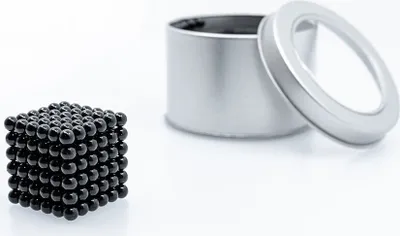 Obrázek produktu pro Magnetická stavebnice NeoCube – černá, 216 kuliček