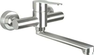 Produktbild von Deante | Wandbatterie für Waschbecken - Hochwertiges Messing - Elegantes Design - Platzsparend