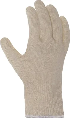 Imagen del producto de guante de punto fino teXXor, algodón/poliéster, color blanco crudo, talla 10