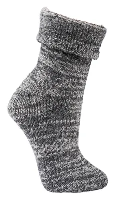 Produktbild von Thermosocken Wollsocken 63% Wolle extra warm Graumelange Gr. 43-46 1 Paar