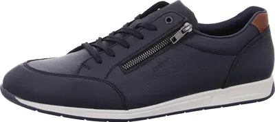 Produktbild von Rieker Herren Echtleder Schnürhalbschuh blau, Herren:40 EU