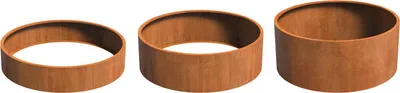 Produktbild von Adezz Circum ohne Boden Pflanzgefäß aus Corten-Stahl Pflanzkübel Blumentopf