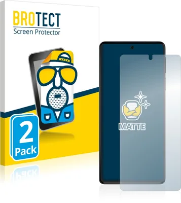 Produktbild von 2x BROTECT Schutzfolie für Motorola Edge 30 Pro Displayschutz Displayschutzfolie Folie Matt Entspiegelungsfolie