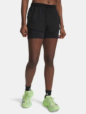 Zdjęcie produktu dla Spodenki Under Armour Ua Velociti Pro 4' 2N1 – kolor: ultimate black, rozmiar: S
