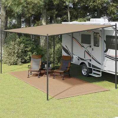 Produktbild von vidaXL Zeltteppich 250x500 cm Taupe