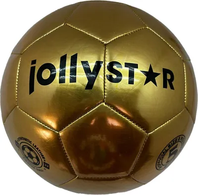 Produktbild von JollyStar Fußball Größe 5 Trainingsball 32 Panel 420g Goldfarben
