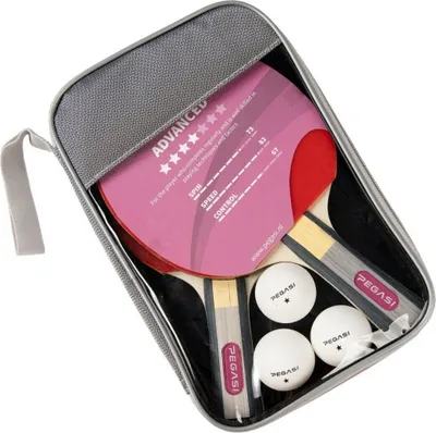 Produktbild von Pegasi Tischtennisschlägerset 4 Sterne - Tischtennisschläger - Tischtennisschlaeger - 2 Table Tennis Rackets - Advanced - Mit Tischtennisbälle und Schlägern