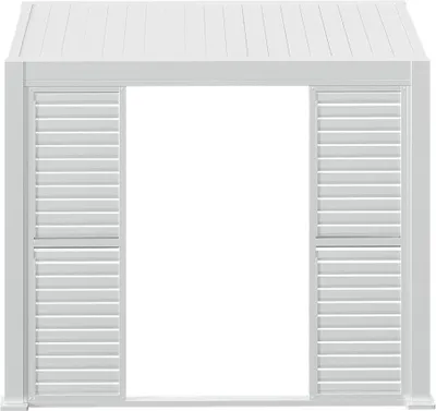 Produktbild von Schiebelamelle für bioklimatische pergola "evora" - 1 3 seite - 2,7 x 2,34m weiß - Hespéride