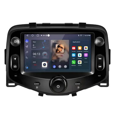 Immagine prodotto di Autoradio Carplay 7" per Toyota Aygo II Citroen C1 Peugeot 108 2014-2021 Android 15 GPS Navi WIFI BT DAB+ SWC USB 2+64G