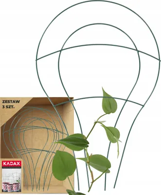 Obrázek produktu pro KADAX podpěra pro popínavé rostliny "Chieti", ocelová mřížka na květiny, 42 cm, mřížka na rostliny