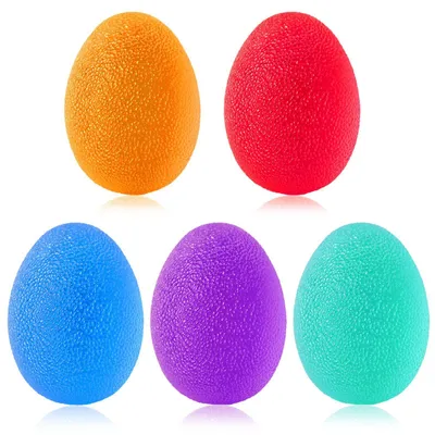 Imagen del producto de Pelota antiestrés, 5 unidades. Pelota de rehabilitación para la mano