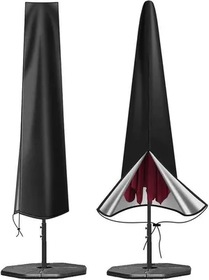 Produktbild von Famanu Parasolhülle wasserdicht, 600D Oxford-Stoff, mit Reißverschluss (190 x 30 x 50 cm), für Garten, Outdoor
