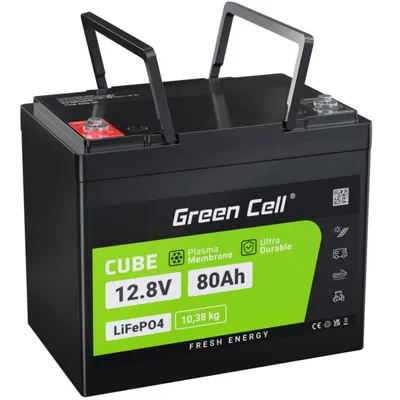 Obrázek produktu pro Baterie Lithium-železo-fosfát LiFePO4 12V 12,8V 80Ah pro fotovoltaiku