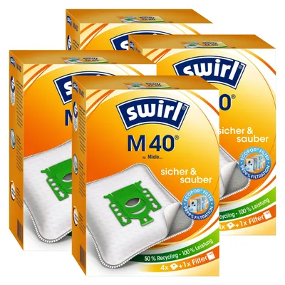 A group of vacuum cleaner bag packages.