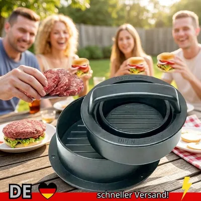 Produktbild von Hamburger Fleischpresse Maker ABS Runde Form Antihaft Gefüllte Burger
