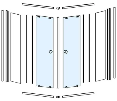 Produktbild von Aqualine Glas zum HLF808Y, beweglicher Teil