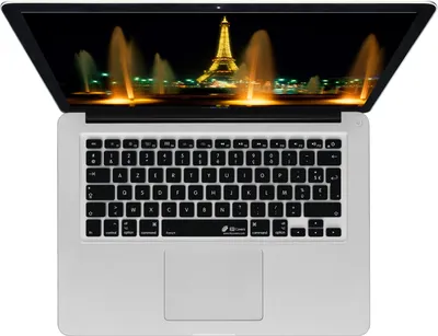 Produktbild von Tastatur Cover Französisch Schwarz für MacBook Pro/Air