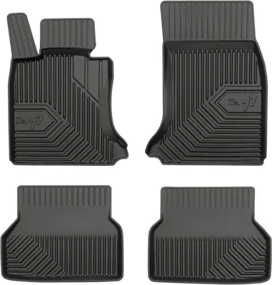 Immagine prodotto di Tappetini in gomma No.77 per BMW Serie 5 E60 E61 2003-2010 TPE nero 4 parti