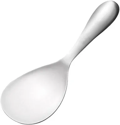 Produktbild von Servierlöffel, 304 Edelstahl-Suppenlöffel, Risottolöffel, Reislöffel (304 Reislöffel [Silber])