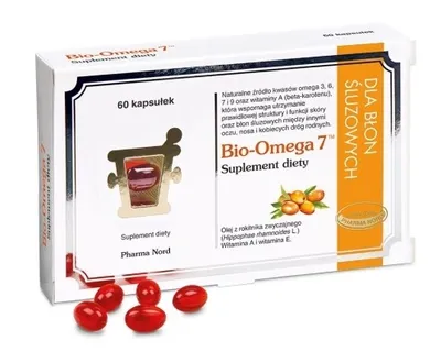 Produktbild von -Omega 7 60 Kapseln – Hochdosiertes Nahrungsergänzungsmittel