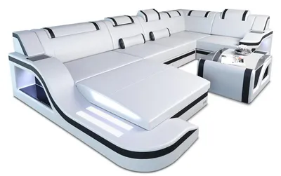 Produktbild von Wohnlandschaft Palermo U-Form in Leder