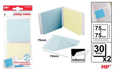 Obrázek produktu pro Průhledné samolepicí štítky, rozměr 75 x 75 mm, 60 kusů