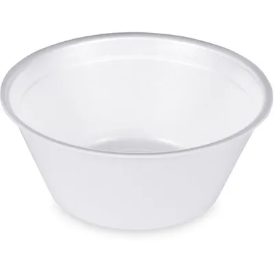 Produktbild von 50x Thermobehälter rund aus EPS weiß 500 ml Ø 14 cm