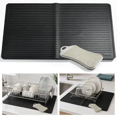 Abtropfmatte Silikon 72x52 cm hitzebeständig 220°C rutschfest