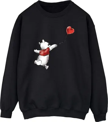 Produktbild von Winnie the Pooh - Sweatshirt für Damen BI1762 (L) (Schwarz)