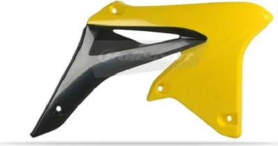 Produktbild von POLISPORT Kühlerspoiler seitlich RMZ250 10-13 Schwarz/Gelb
