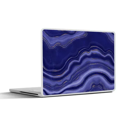 Produktbild von MuchoWow® Laptop Aufkleber Sticker Cover Glitter - Achat Stein - Edelsteine 25x18 cm - Laptop-Deko