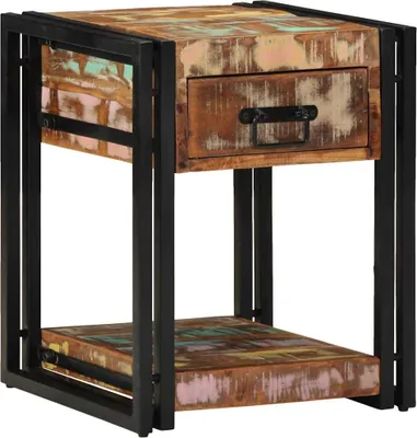 Obrázek produktu pro Noční skříňka 40 x 40 x 50 cm Masivní obnovované dřevo