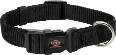 Obrázek produktu pro Trixie Obojek PREMIUM - černý Velikost: S:25-40cm/15mm