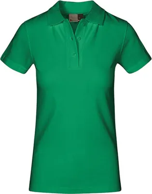 Produktbild von Superior Poloshirt Plus Size Damen, Dunkelgrün, XXXL