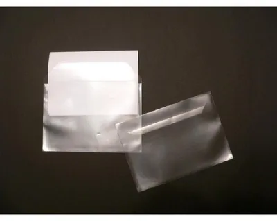 Produktbild von Briefumschläge Offset transparent C6 100 my haftklebend VE=100 Stück transparent