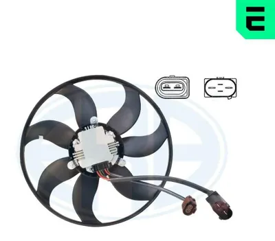 Produktbild von Lüfter für Motorkühlung, 362 mm Durchmesser, 300 W Nennleistung, 6-poliger Stecker